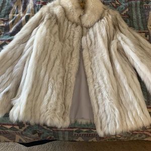 Genuine Saga Fox Fur jacket.